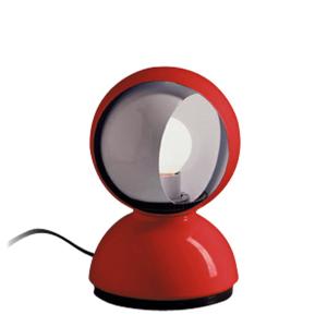 Artemide - Eclisse Lampe de table, rouge (couleur spéciale)