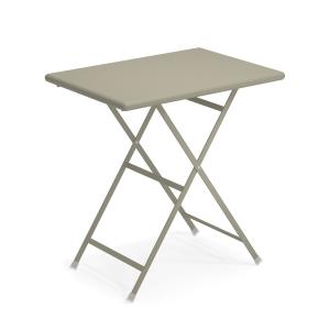 Emu - Arc en Ciel Table pliante, 70 x 50 cm, gris-vert