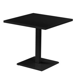 Emu - Table Round H 75 cm, 80 x 80 cm, noir