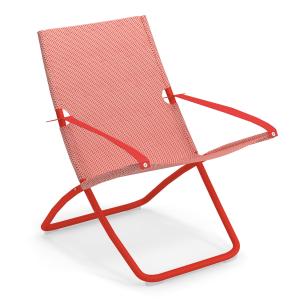Emu - Snooze Chaise longue, écarlate / rouge