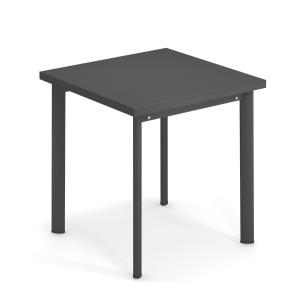 Emu - Table étoilée h 75 cm, 70 x 70 cm, en fer antique