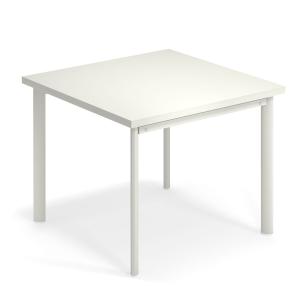 Emu - Table étoilée h 75 cm, 90 x 90 cm, blanc