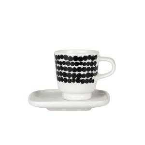Marimekko - Tasse à expresso avec sous-tasse Oiva Räsymatto…