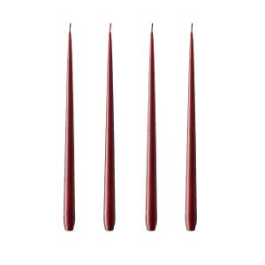 ester & erik - Bougie pointue, 24 cm, No. 44/2, deep wine /…