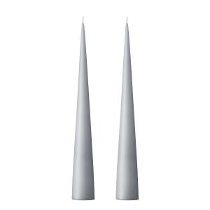 ester & erik - Bougie conique, 37 cm, No. 71, concrete / ma…
