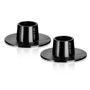 ester & erik - Bougeoir pour bougies fouet, ⌀ 6 cm, noir /…