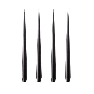 ester & erik - Bougie pointue, 24 cm, No. 75, raw black / m…