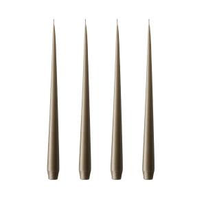 ester & erik - Bougie pointue, 24 cm, No. 77, caviar / mat…