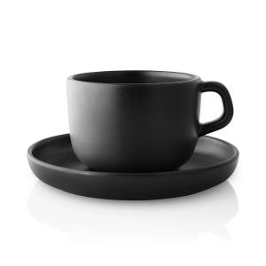 Eva Solo - Nordic Kitchen Tasse avec soucoupe 20 cl, noir