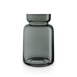 Eva solo - Vase en verre silhouette h 18,5 cm, gris fumé