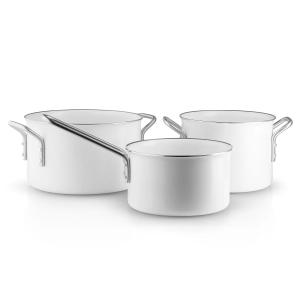 Eva Trio - Batterie de cuisine White Linde casserole à manc…