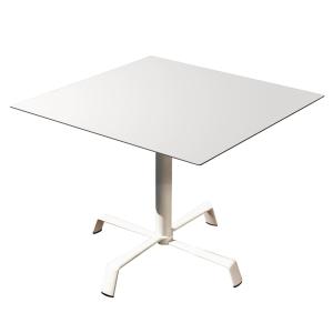 Fast - Tonik Table 70 x 70 cm, piétement Elica, blanc