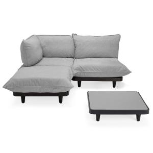 Fatboy - Paletti Outdoor Set, medium incl. table, rock grey