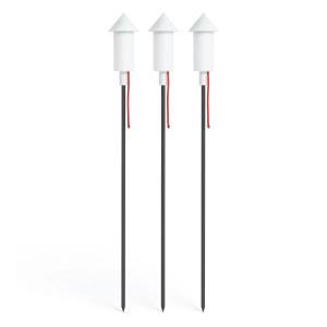 Fatboy - Prêt a Racket Lumière solaire, blanche (lot de 3)