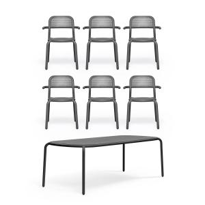 Fatboy - Toní Tablo Table   chaise à accoudoirs, anthracite…