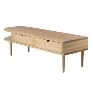 FDB Møbler - F24 Banc, chêne verni transparent