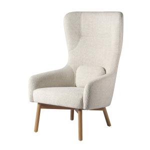 FDB Møbler - Gesja L35 fauteuil, chêne / beige (Monza 00)