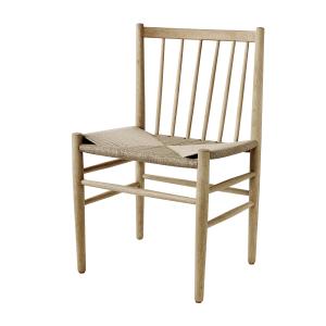 FDB Møbler - J80 Chaise, chêne laqué mat / tressage naturel…