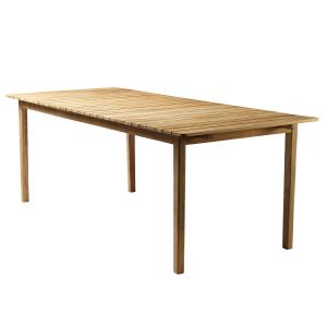 FDB Møbler - M2 Table de jardin 90 x 219,5 cm, teck