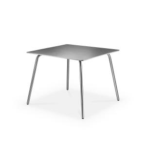 FDB Møbler - M21 Teglgård Table de jardin, 90 x 90 cm, gris…