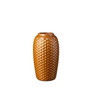 FDB Møbler - S8 Lupin Vase, Ø 12 x H 21,5 cm, marron doré