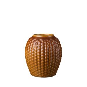 FDB Møbler - S7 Lupin Vase, Ø 16,5 x H 19 cm, brun doré