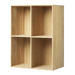 FDB Møbler - B98 Bibliothèque, 54 x 72 x 32 cm, chêne laqué…