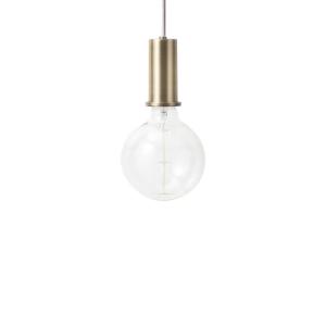 Ferm Living - Luminaire suspendu bas socket , laiton