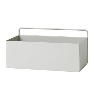 ferm LIVING - Wall box rectangulaire, gris clair