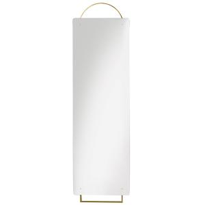 ferm LIVING - Miroir en laiton orné, 45 x 159 cm, laiton