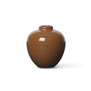 ferm LIVING - Ary Mini Vase, h 7,5 cm, brun