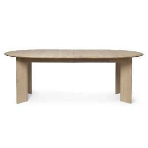 Ferm Living - Bevel Table à rallonge, hêtre blanc huilé