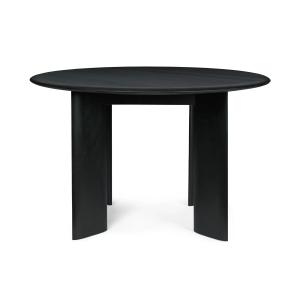 Ferm Living - Bevel Table, Ø 117 x H 73 cm, hêtre huilé noi…