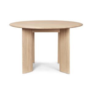 Ferm Living - Bevel Table, Ø 117 x H 73 cm, chêne huilé bla…
