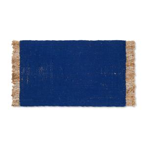 ferm LIVING - Block Paillasson, 50 x 80 cm, bleu