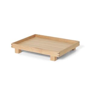 Ferm Living - Bon plateau en bois, petit / chêne
