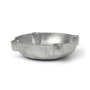 Ferm Living - Bowl Bougeoir en aluminium, argenté