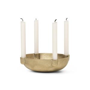 Ferm Living - Bougeoir bougeoir, ø 14,6 x h 3,7 cm, laiton