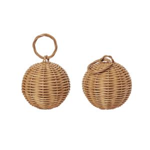 Ferm Living - Braided Baubles Décorations de Noël, nature (…