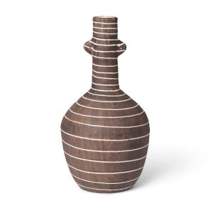 ferm Living - Brura Vase, coffee / white