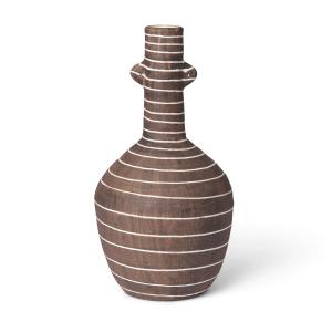 Ferm Living - Brura Vase, coffee / white