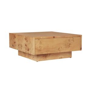 Ferm Living - Burl Coffee Table, avec tiroir, 70x 70 cm, na…
