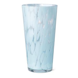 ferm LIVING - Casca Vase, Ø 1 2. 5 x H 22 cm, pale blue