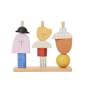 Ferm Living - Character Stacking Blocks Pièces de jeu, mult…