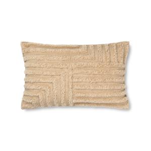 ferm LIVING - Crease Coussin en laine, 60 x 40 cm, light sa…