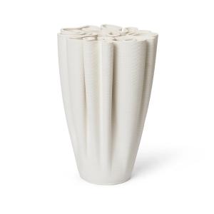 Ferm Living - Dedali Vase, H 25,5 cm, blanc cassé