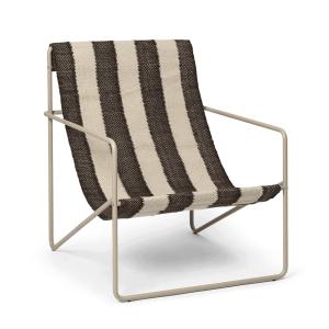 ferm LIVING - Desert Lounge Chair, cashmere / blanc cassé /…