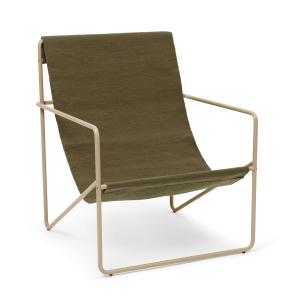 ferm LIVING - Desert Lounge Chair, cachemire / olive