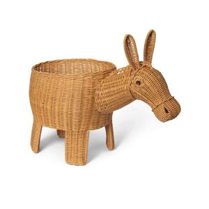 Ferm Living - Donkey Rangement, rotin tressé