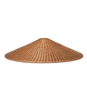 Ferm Living - Dou Abat-jour en rotin, Ø 90 cm, naturel